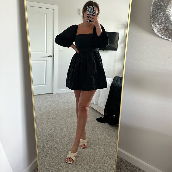 Forever 21 Black Mini Dress - Picture 2 of 7